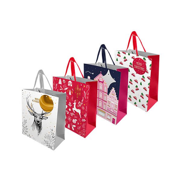 Christmas Traditional Medium Gift Bag - EuroGiant