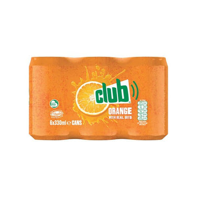 Club Orange Can 330ml 6 Pack - EuroGiant