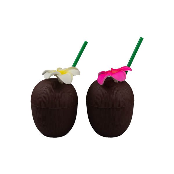 Coconut Cup With Straw - EuroGiant