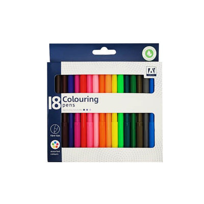 Colouring Pens 18PK - EuroGiant