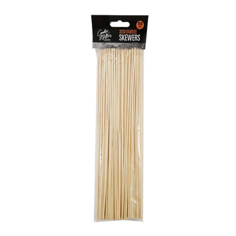 Cooke & Miller Bamboo Skewers 150 Pack - EuroGiant