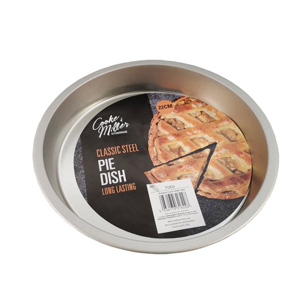 Cooke & Miller Classic Steel Pie Dish - EuroGiant