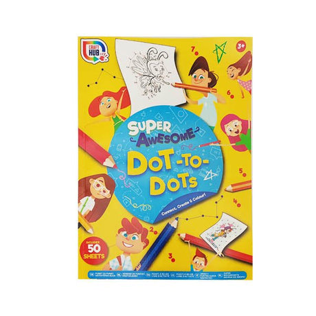 Craft Hub Awesome Dot To Dot Book 50 She - EuroGiant