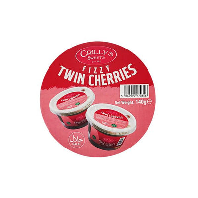 Crillys Fizzy Twin Cherries Tub 140g - EuroGiant