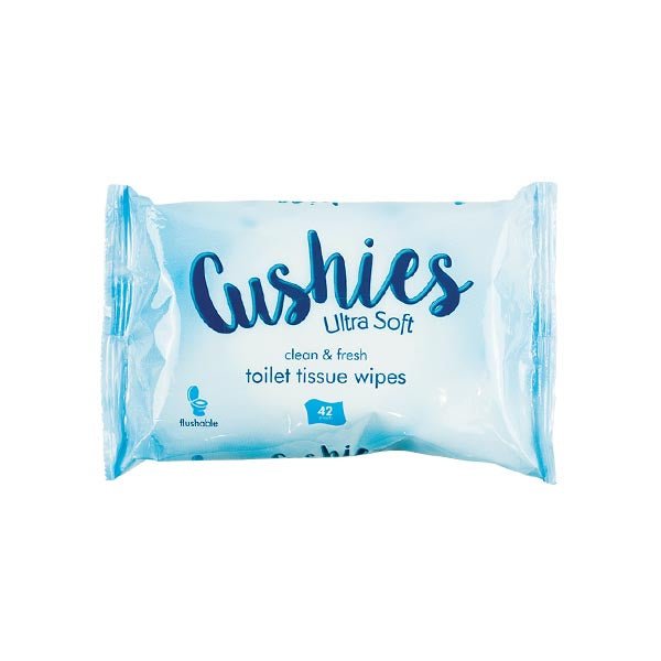 Cushies Toilet Tissue Wipes 42PK - EuroGiant