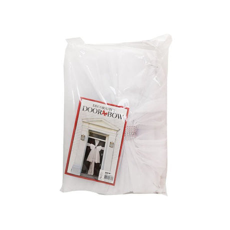 Decorative Door Bow White - EuroGiant