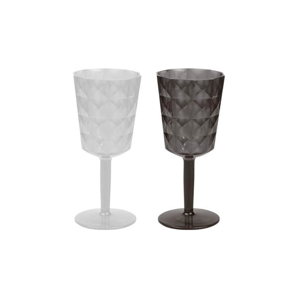 Diamond Plastic Wine Glass - EuroGiant