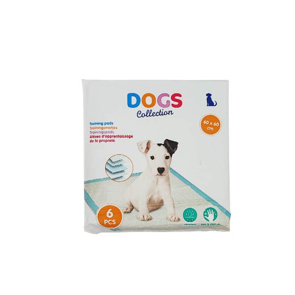 Dogs Collec. Training Pads 60x60cm 6 Pack - EuroGiant