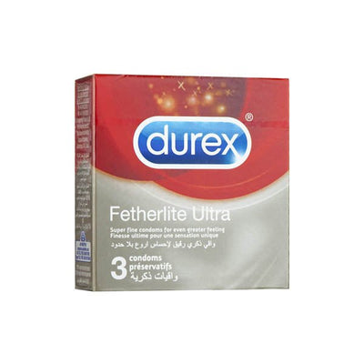 Durex Fetherlite Ultra Condoms 3 Pack - EuroGiant