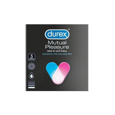 Durex Mutual Pleasure Condoms 3 Pack - EuroGiant