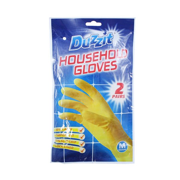 Duzzit Household Gloves Medium 2 Pack - EuroGiant
