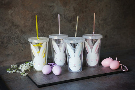 Easter Cup & Swirly Straw 650ml - EuroGiant