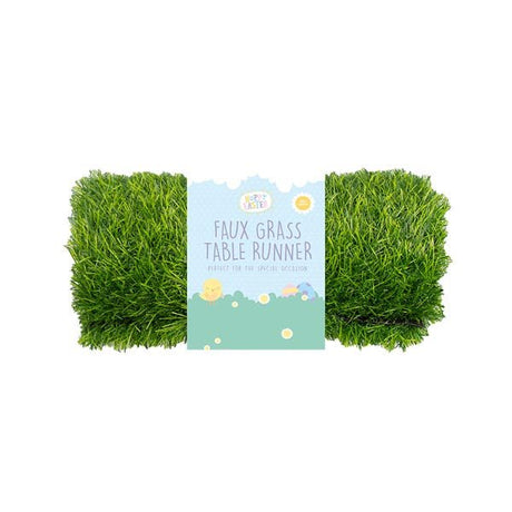 Easter Faux Grass Table Runner 90x30cm - EuroGiant