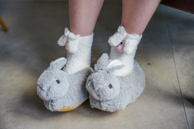 Easter Fluffy Bunny Slippers - EuroGiant