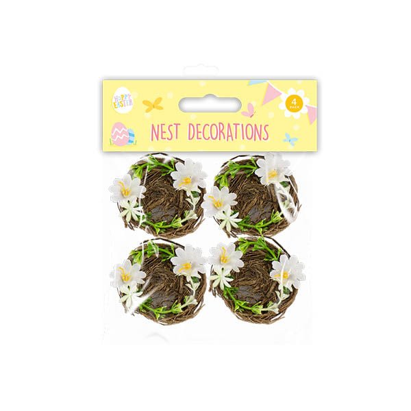 Easter Nest Decorations 4 Pack - EuroGiant