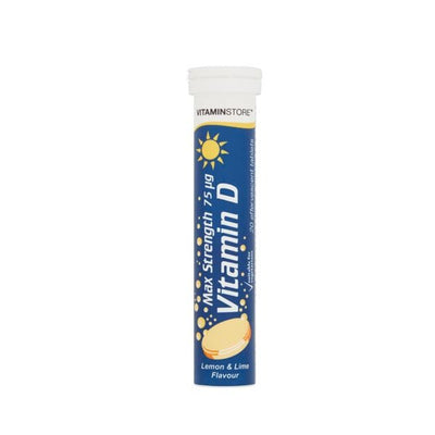 Effervescent Vitamin D Tablets 20 Pack - EuroGiant