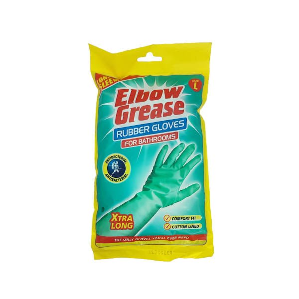 Elbow Grease Bathroom Gloves Large - EuroGiant
