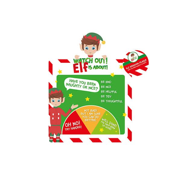 Elf Behaviour Plaque - EuroGiant