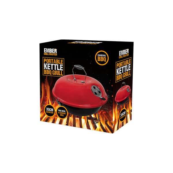 Ember Portable Kettle Bbq Grill 35cm - EuroGiant