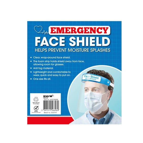 Emergency Face Shield Splash Protector - EuroGiant