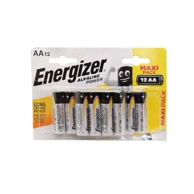 Energiser Alkaline Aa Battery 12 Pack - EuroGiant