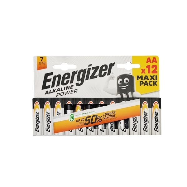 Energiser Alkaline Aa Battery 12 Pack - EuroGiant