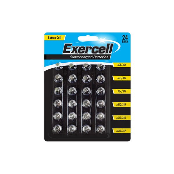 Exercell Super Charged Button Batteries - EuroGiant