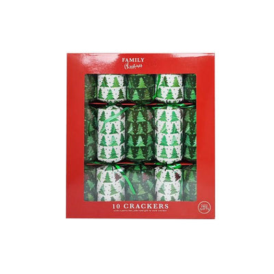 Family Crackers Christmas Trees 10 Pack - EuroGiant