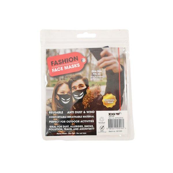 Fashion Face Mask Reusable Ghost/web - EuroGiant