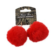 Faux Fur Pompom Earrings - EuroGiant