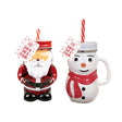 Festive Character Glass Jar & Straw - EuroGiant