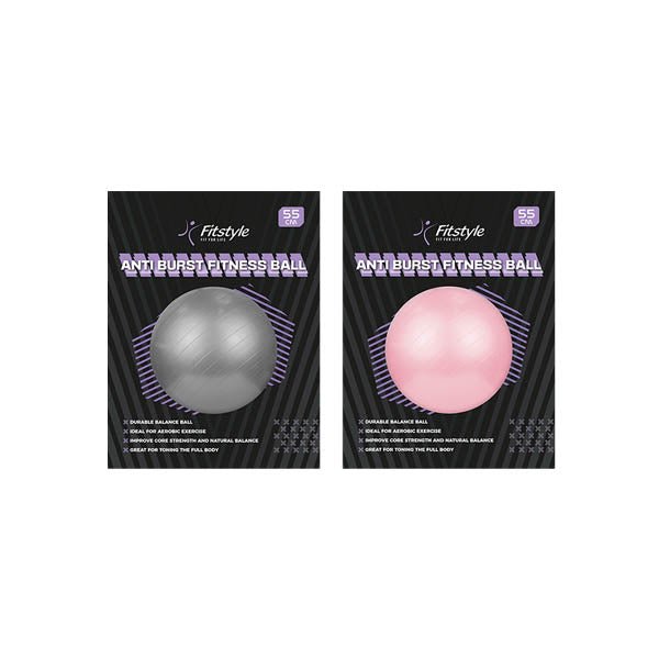 Fitstyle Anti Burst Fitness Ball 55cm - EuroGiant