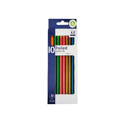 Foiled Pencils 10 Pack - EuroGiant