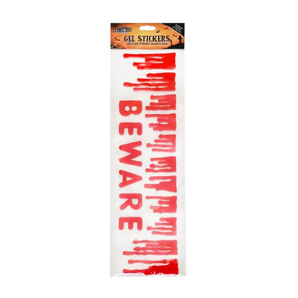 Ghoulish & Gruesome Gel Stickers - EuroGiant