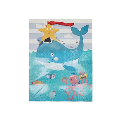 Gift Maker Gift Bag Whale Activity Large - EuroGiant