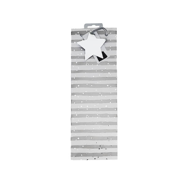 Gift Maker Silver Stars Bottle Bag - EuroGiant