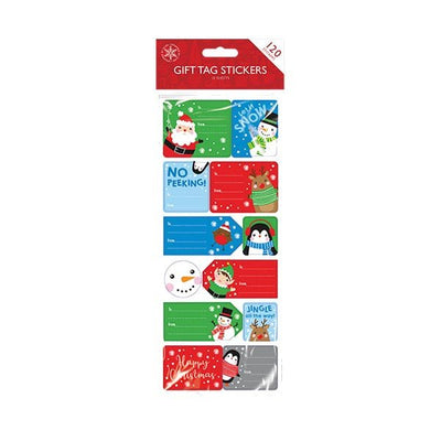 Gift Tag Stickers 10 Sheets 120s - EuroGiant