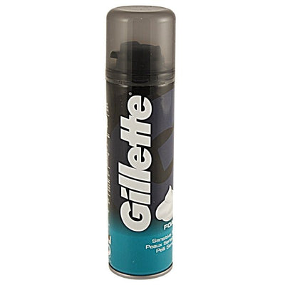 Gillette Shave Foam Sens. Skin 200ml - EuroGiant