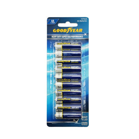 Good Year Battery Heavy Duty Aa 10 Pack - EuroGiant