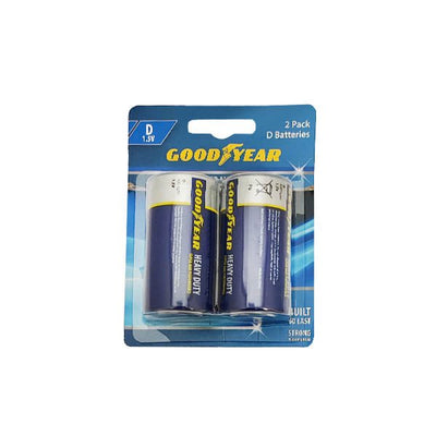 Good Year Battery Heavy Duty D 2 Pack - EuroGiant