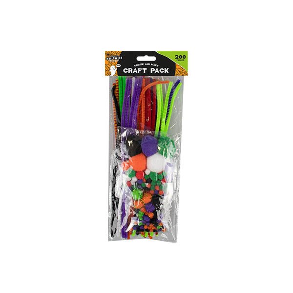 Halloween Craft Pack 200 Pieces - EuroGiant