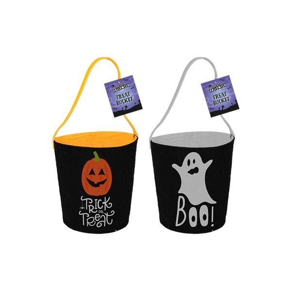 Halloween Felt Treat Bucket 18cm - EuroGiant