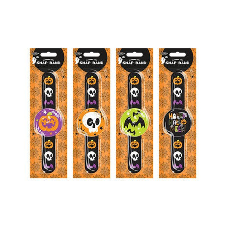 Halloween Flashing Led Snap Wristband - EuroGiant