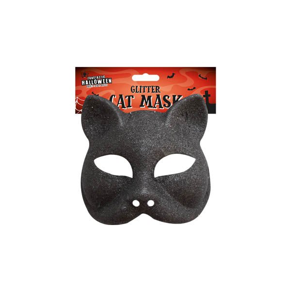 Halloween Glitter Cat Mask - EuroGiant