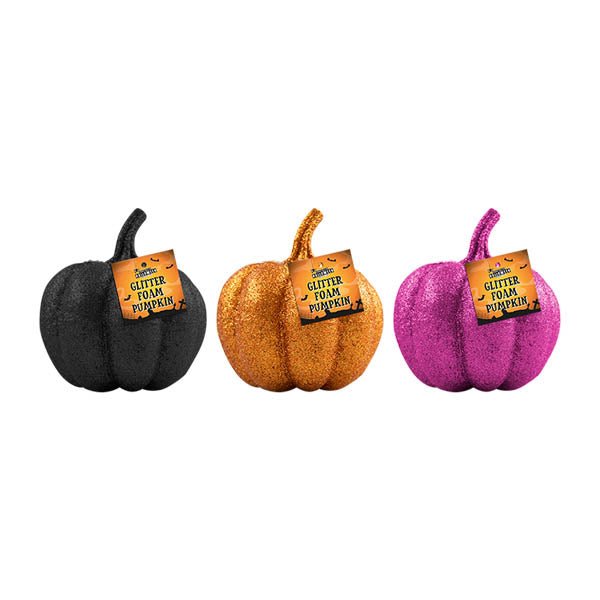 Halloween Glitter Foam Pumpkin - EuroGiant