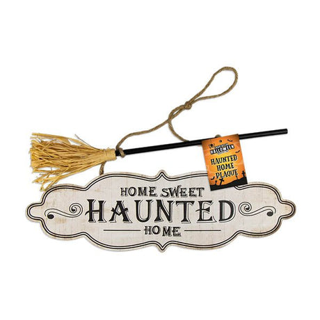 Halloween Haunted Home Plaque - EuroGiant