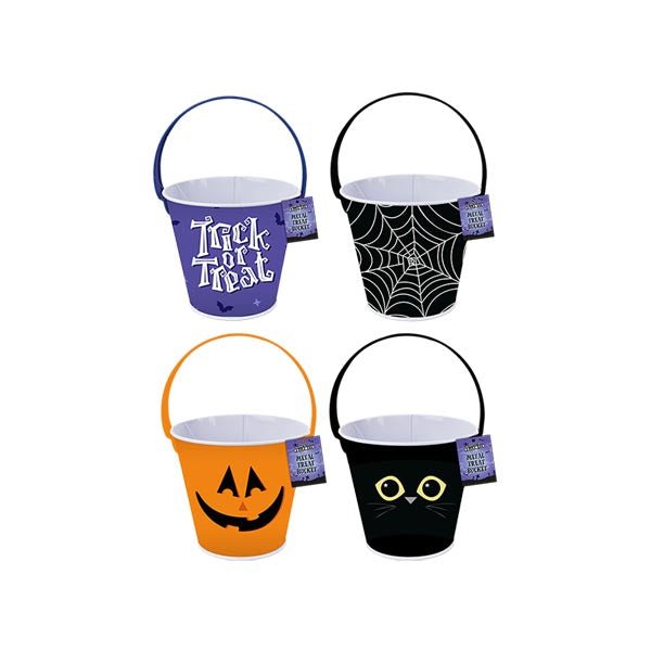 Halloween Metal Treat Bucket - EuroGiant