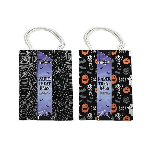 Halloween Paper Treat Bags 4 Pack - EuroGiant