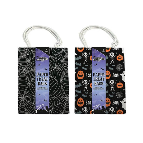 Halloween Paper Treat Bags 4 Pack - EuroGiant