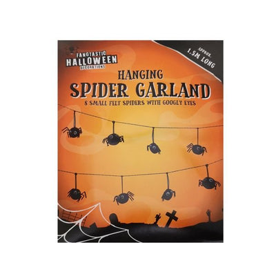 Halloween Spider Garland 1.5 Metre - EuroGiant